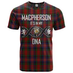 MacPherson 11 Clan DNA In Me Tartan Crest T-Shirt