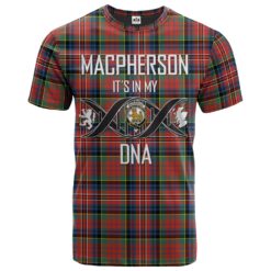 MacPherson Ancient Clan DNA In Me Tartan Crest T-Shirt