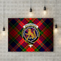 MacPherson (Chief) Crest Canvas New