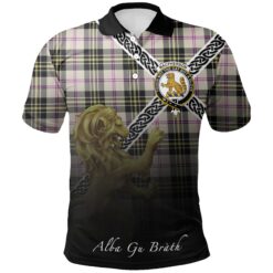 MacPherson Dress Ancient Polo Shirts Tartan Crest Celtic Scotland Lion
