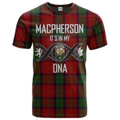 MacPherson of Cluny Clan DNA In Me Tartan Crest T-Shirt