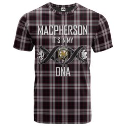 MacPherson of Pitmain Clan DNA In Me Tartan Crest T-Shirt
