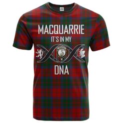 MacQuarrie 02 Clan DNA In Me Tartan Crest T-Shirt