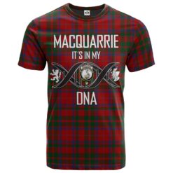 MacQuarrie 03 Clan DNA In Me Tartan Crest T-Shirt