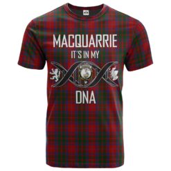 MacQuarrie 05 Clan DNA In Me Tartan Crest T-Shirt
