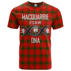 MacQuarrie Modern Clan DNA In Me Tartan Crest T-Shirt