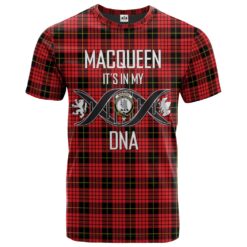 MacQueen Modern Clan DNA In Me Tartan Crest T-Shirt