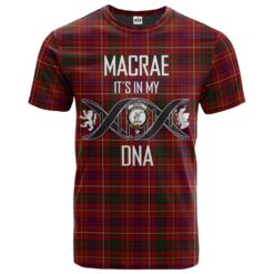 MacRae of Inverinate Clan DNA In Me Tartan Crest T-Shirt