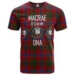 MacRae The Princes Own Clan DNA In Me Tartan Crest T-Shirt