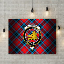 MacTavish Crest Canvas New