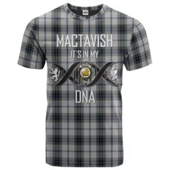 MacTavish of Dunardry Dress Clan DNA In Me Tartan Crest T-Shirt