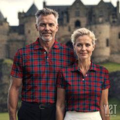 MacTavish Scottish Clan Tartan Polo Shirt - Authentic Heritage Apparel