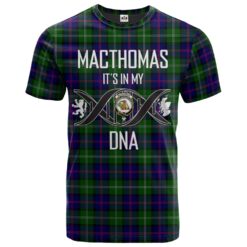 MacThomas Modern Clan DNA In Me Tartan Crest T-Shirt