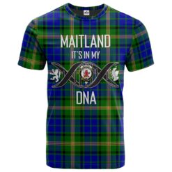 Maitland Clan DNA In Me Tartan Crest T-Shirt