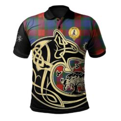 Mar Clan Polo Shirt Viking Wolf