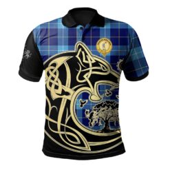 McKerrell Clan Polo Shirt Viking Wolf
