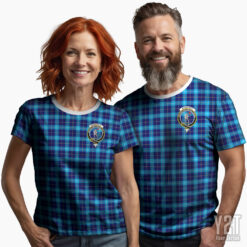 McKerrell Scottish Tartan T-shirt with Crest – Authentic Clan Apparel