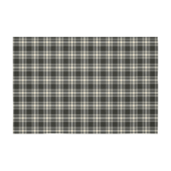 Menzies Black & White Ancient Tartan Tablecloth