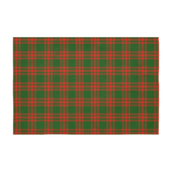 Menzies Green Modern Tartan Tablecloth