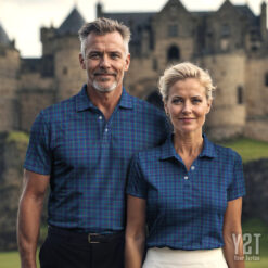 Mercer Scottish Clan Tartan Polo Shirt - Authentic Heritage Apparel