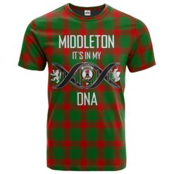 Middleton Modern Clan DNA In Me Tartan Crest T-Shirt