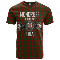 Moncrieff 02 Clan DNA In Me Tartan Crest T-Shirt