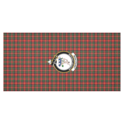 Monypenny Crest Tartan Tablecloth