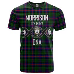 Morrison Modern Clan DNA In Me Tartan Crest T-Shirt