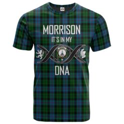 Morrison Society Clan DNA In Me Tartan Crest T-Shirt