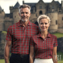 Moubray Scottish Clan Tartan Polo Shirt - Authentic Heritage Apparel