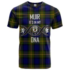 Muir Clan DNA In Me Tartan Crest T-Shirt