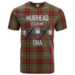 Muirhead 01 Clan DNA In Me Tartan Crest T-Shirt