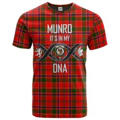 Munro Modern Clan DNA In Me Tartan Crest T-Shirt