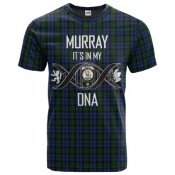 Murray 02 Clan DNA In Me Tartan Crest T-Shirt