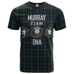 Murray 03 Clan DNA In Me Tartan Crest T-Shirt