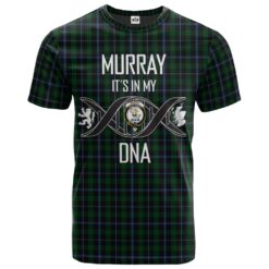 Murray 04 Clan DNA In Me Tartan Crest T-Shirt