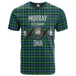 Murray of Atholl Ancient Clan DNA In Me Tartan Crest T-Shirt
