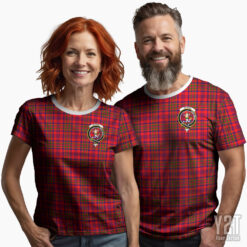 Murray (of Dysart) Scottish Tartan T-shirt with Crest – Authentic Clan Apparel