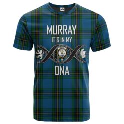 Murray of Elibank Clan DNA In Me Tartan Crest T-Shirt