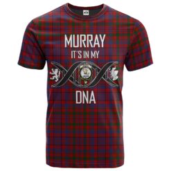 Murray of Tullibardine Clan DNA In Me Tartan Crest T-Shirt