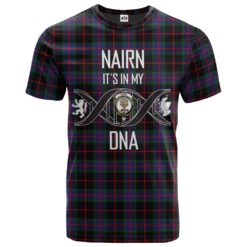 Nairn Clan DNA In Me Tartan Crest T-Shirt