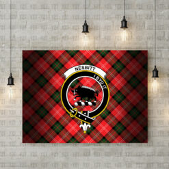 Nesbitt (or Nisbet) Crest Canvas New