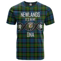 Newlands of Lauriston Clan DNA In Me Tartan Crest T-Shirt