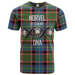 Norvel Clan DNA In Me Tartan Crest T-Shirt