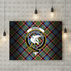 Norvel (or Norvill) Crest Canvas New