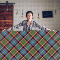 Norvel (or Norvill) Tartan Tablecloth New