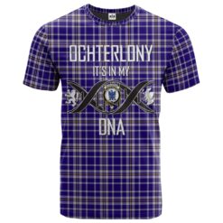 Ochterlony Clan DNA In Me Tartan Crest T-Shirt