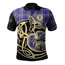 Ochterlony Clan Polo Shirt Viking Wolf