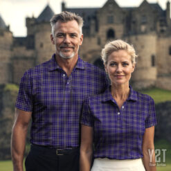 Ochterlony Scottish Clan Tartan Polo Shirt - Authentic Heritage Apparel