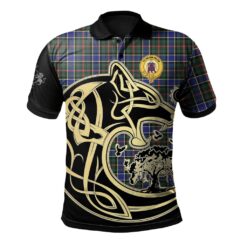 Ogilvie Hunting Modern Clan Polo Shirt Viking Wolf